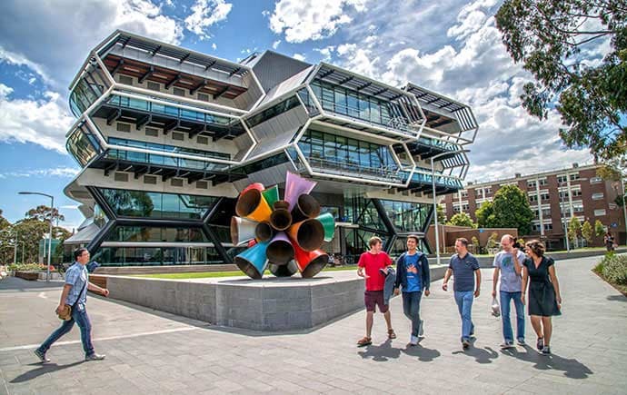 Monash University university campus in VIC, Australia
