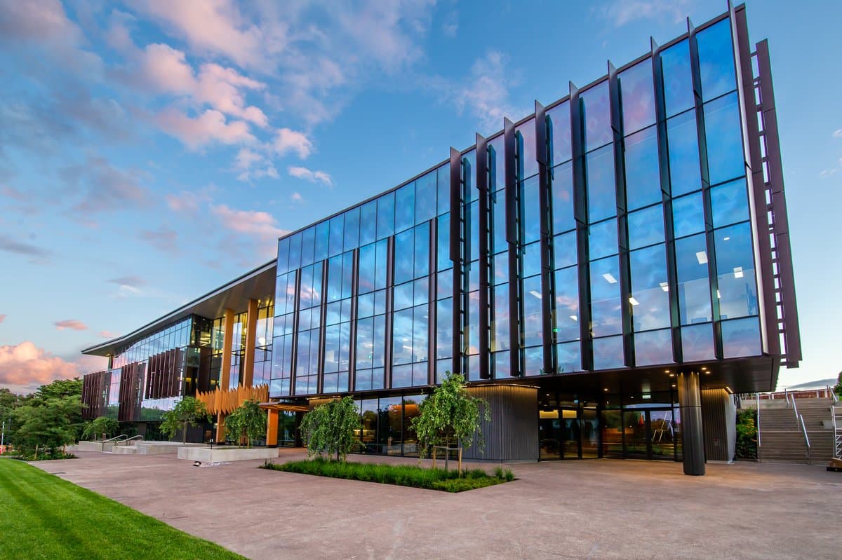 Massey University university campus in PLN, New Zealand
