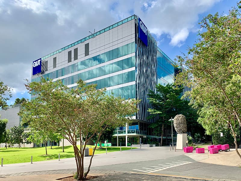 Queensland University of Technology university campus in QLD, Australia