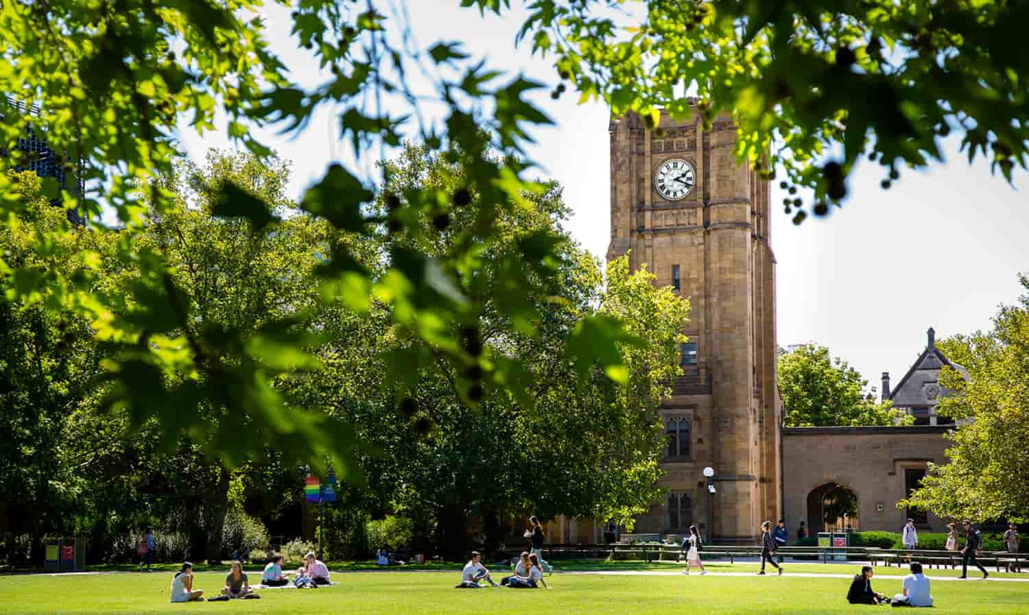 University of Melbourne university campus in VIC, Australia