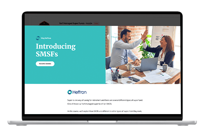 Example of Heffron training content displayed within the Striver Skills Hub interface