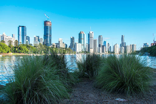 skyline of Brisbane